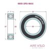 6805-2RS-MAX (6805-VRS) 25 x 37 x 7