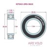 KP5A-LLU-MAX Enduro Bearing 5/16" x 13/16" x 9/32"
