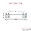 MR151-SS FSA Stainless (MH-P21S) 37 x 48.9 x 7 - 45/45