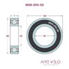 6809-2RS-SS Stainless Steel Bearing (61809) 45 x 58 x 7