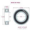 B539-DD-MAX-BO (B539-2RS-MAX) 3/4 x 1.3/16 x 9/32