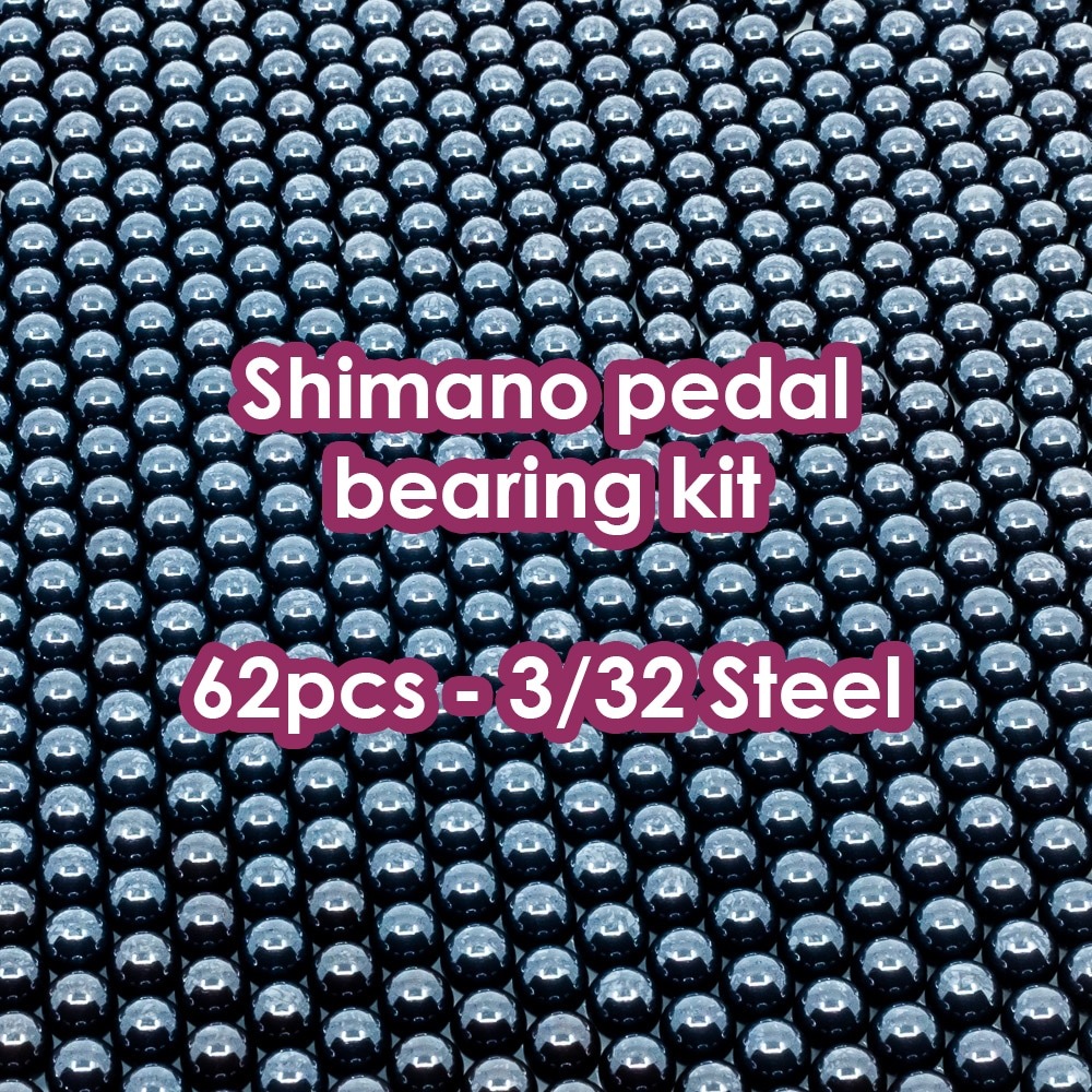 3/32 62 pieces Shimano PDR600 steel balls