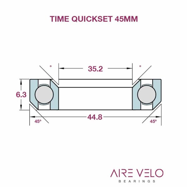 Time RXR Headset Bearing Kit With Seal