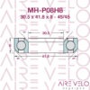 Basso Astra, Diamante and Palta 1"1/8-1"1/2 Microtech Headset Bearing Kit