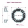 698-LLU-MAX-E Abec 3 Enduro Bearing 8 x 19 x 6/7.5