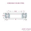 41mm Cane Creek BAA1130 (MH-P03K) 30.2 x 41 x 6.5 - 36/45