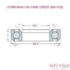 47mm-BAA1160 Cane Creek (MH-P22) 34.1 x 46.9 x 7 - 45/45