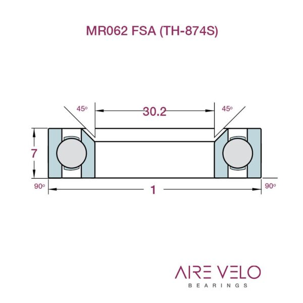 MR062 FSA (TH-874S) 30.2 x 41 x 7 - 45/90