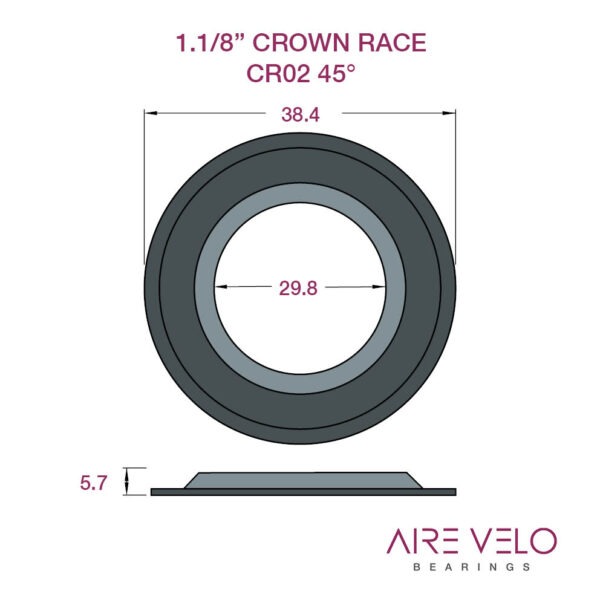 1.1/8" (1.125") Crown Race