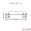 IS42/IS47 Headset Bearing Kit From Acros (Includes Compression Ring) 69.52.951
