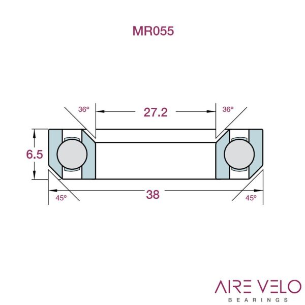 MR055 FSA (TH-373) 27.2 x 38 x 6.5 - 36/45