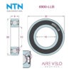 6900-LLB NTN (Non-Contact Seal Type) (61900) 10 x 22 x 6