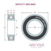 DR10177-2RS-MAX Abec 3 Enduro Bearing 10 x 17 x 6/7