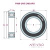 F608-2RS Abec 3 Enduro Bearing 8 x 22/24 x 7.14