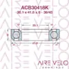 IS42/IS52 Headset Bearing Kit From Acros (Includes Compression Ring) 68.02.900