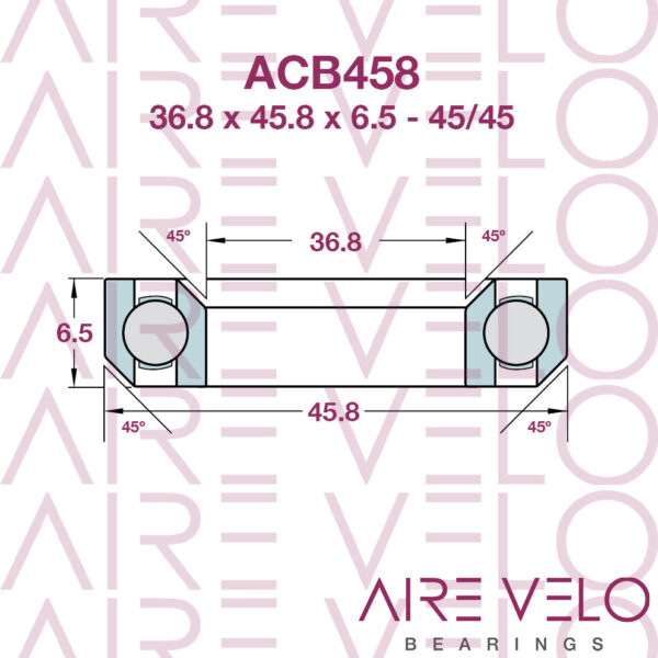 ACB4545-S8551-BO Enduro (ACB458 Specialised Future Shock Bearing)