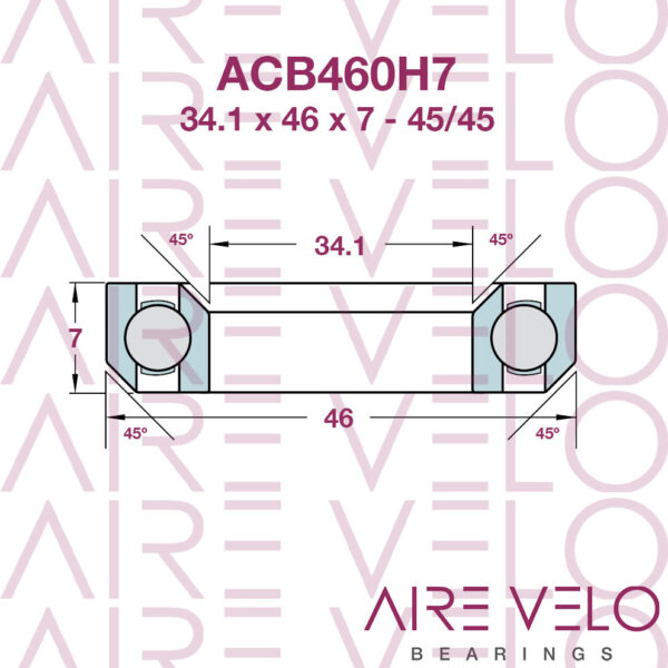ACB460H7 (FSA - MR238) 34.1 x 46 x 7 - 45/45