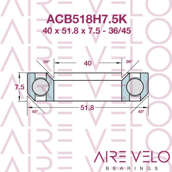 ACB518H7.5K 40 x 51.8 x 7.5 - 36/45
