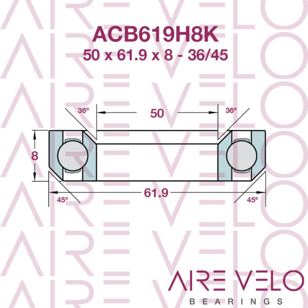 Trek Rail 9.5, 9.7, 9.8, and 9.9 GEN 4 Headset Bearings