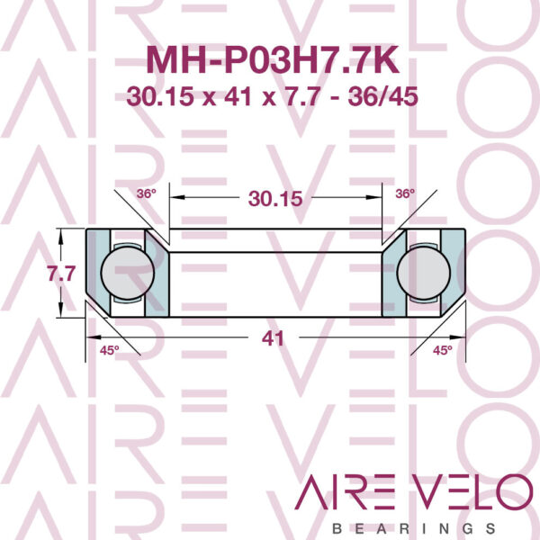 MH-P03H7.7K (NECO) 30.15 x 41 x 7.7 - 36/45