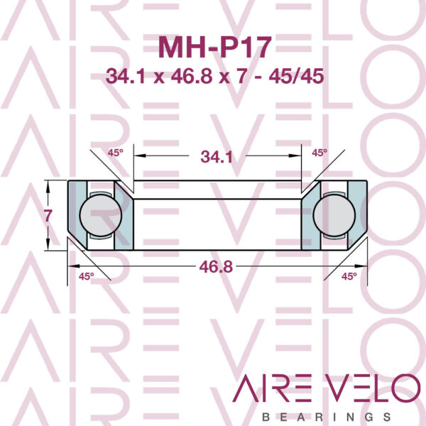 MH-P17 34.1 x 46.8 x 7 45/45