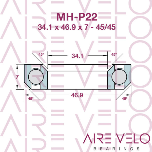 YT INDUSTIES SZEPTER HEADSET BEARINGS (IS52/IS52, 56.52.921, AIA-538)