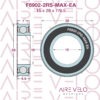 F6902-2RS-MAX-EA (F6902-LLU-MAX-EA) 15 x 28 x 7/9.5 MAX COMPLEMENT BEARING