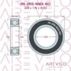 R6-2RS-MAX-BO 3/8 x 7/8 x 9/32 BLACK OXIDE