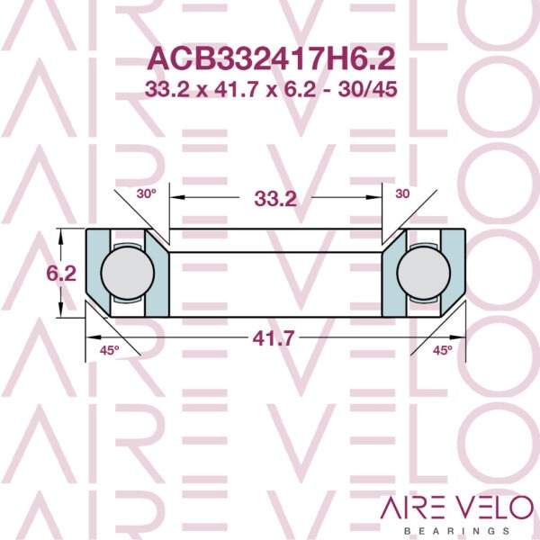 TIME QUICKSET 42MM RX, NXR, NXS, NXRS, ZXRS, VXR, VXRS, IZON HEADSET BEARING KIT