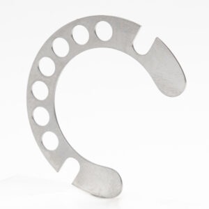 1.1/8" 0.7mm Headset Shim 44mm OD, holes for hoses